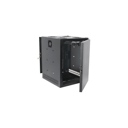 Middle Atlantic IDF-INTERMED DISTRIBUTION RACK, 12 RMU, 24" DEEP, 150 LBS LOAD, BLACK IDF-TM-1224BK